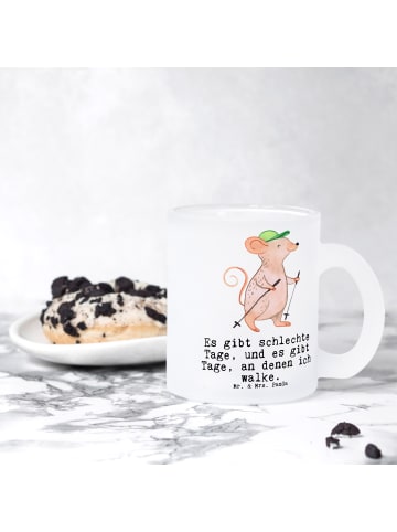 Mr. & Mrs. Panda Tee Tasse Maus Walking mit Spruch in Transparent