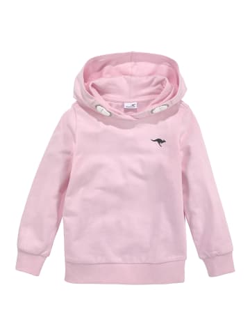 Kangaroos Kapuzensweatshirt in rosa