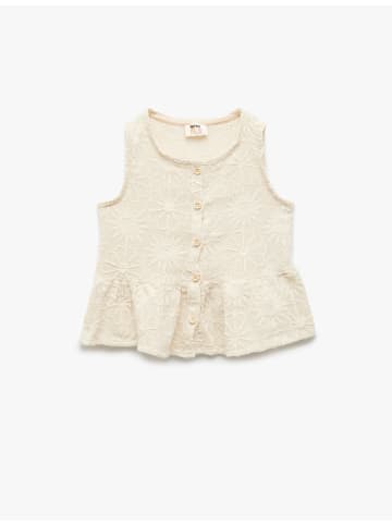 KOTON BLUSE SS in Beige