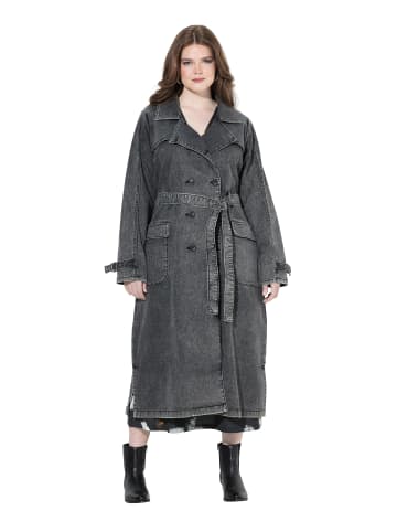 Ulla Popken Jeansjacke in grey denim