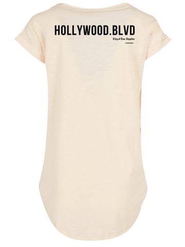 F4NT4STIC Long Cut T-Shirt PLUS SIZE  Hollywood boulevard in Whitesand