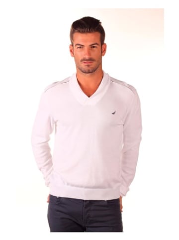 Nautica Pullover in Weiß