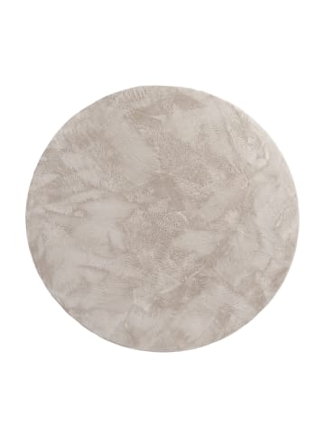 KADIMA DESIGN Teppich Kurzflor waschbar Einfarbig Wohnzimmer in Beige