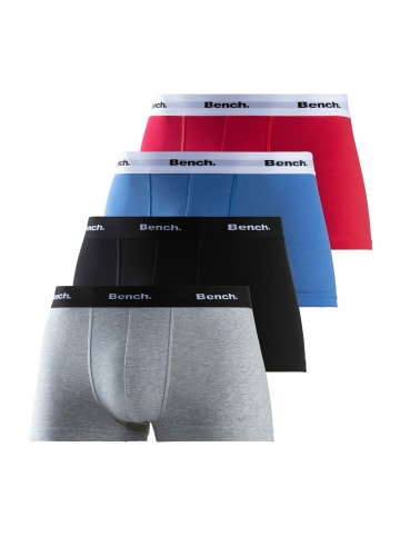 Bench Boxershorts in royalblau, grau-meliert, rot, schwarz