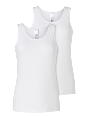 Schiesser Unterhemd / Top 95/5 Modern Cotton in Weiß