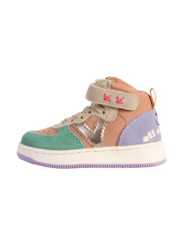 Victoria Leder-Sneaker für Kinder Beige
