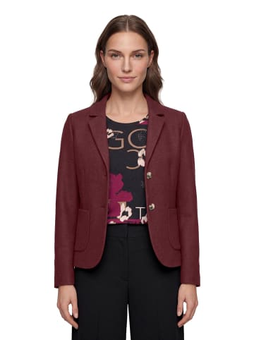 Betty Barclay Wollblazer mit aufgesetzten Taschen in Maroon Banner