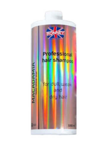 Ronney Professional Holo shine star Shampoo Macadamia für dünnes, trockenes Haar 1000 ml