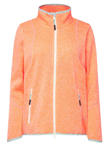 LAURASØN Sweatjacke in neon peach