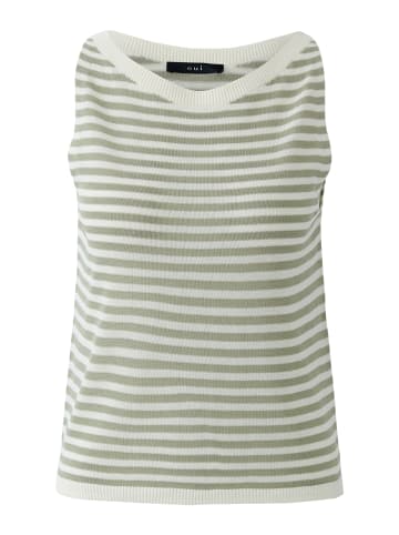 Oui Stricktop in white green