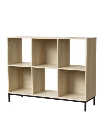 CALICOSY Regal in Helles Holz - (W) 93.5 x (H) 72.6 x (L) 29.8 cm