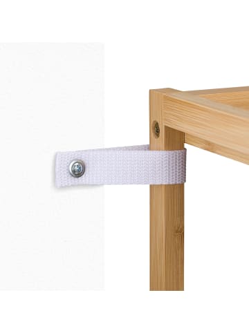 relaxdays Kommode in Natur/ Beige - (B)58 x (H)94 x (T)32,5 cm