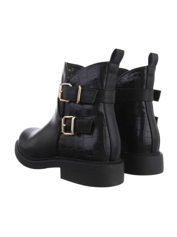 Ital-Design Stiefelette in Schwarz