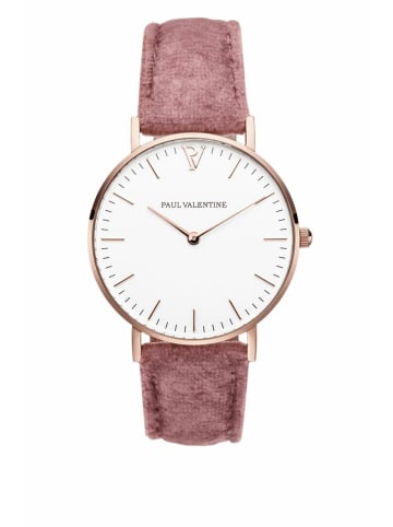 Paul Valentine Quarzuhr für Damen in pink