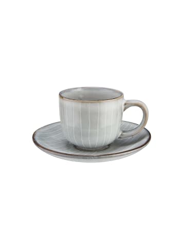 Butlers Espressotasse mit Untertasse 90ml HENLEY in Hellgrau