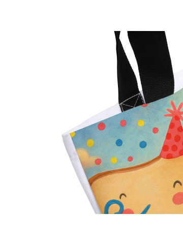 Mr. & Mrs. Panda Shopper Toast Party Design mit Spruch in Weiß