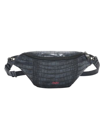 Buffalo Bum Soft Gürteltasche 25 cm in croco dreamy blue