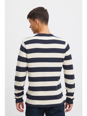 CASUAL FRIDAY Strickpullover CFKarl striped crew neck knit 20505003 basic Strickpullover mit Struktur in Blau