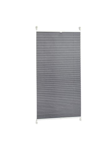 relaxdays 4x Plissee in Grau - (B)60 x (H)130 cm