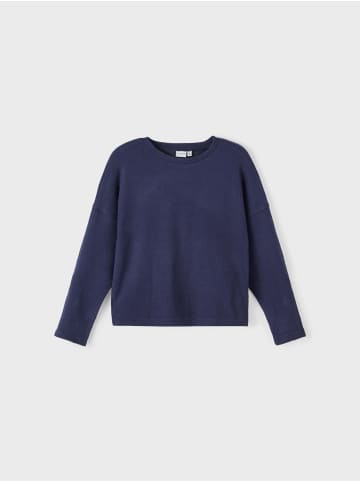 name it Mädchen Strickpullover Dark Sapphire-116