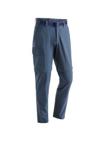 Maier Sports Zip-Hose Torid Slim in Rauchblau