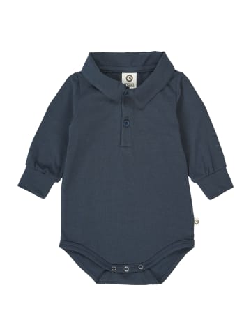 müsli Polo-Langarmbody in Night blue