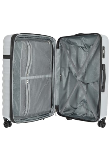 Bugatti Corium 4-Rollen-Trolley 66 cm (gold) in silver