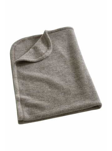 Hessnatur Hessnatur Wollfleece Decke aus reiner Bio-Merinowolle in greige