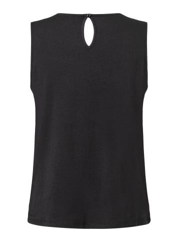 More & More glitzerndes Pailletten-Top, Jerseyrücken in black