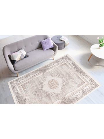 Teppich Boss Kurzflor Teppich Amira 525 - Grau / Silber