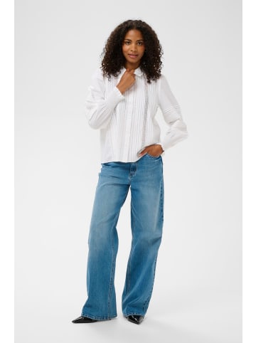 Kaffe Langarm - Hemd KAbella Regular fit in Optical White