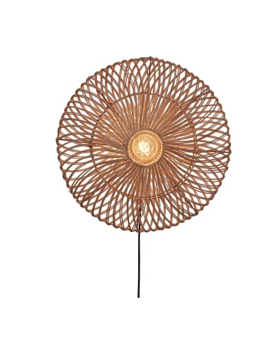 GOOD&MOJO Wandlampe Zanzibar - Rattan - Ø55cm