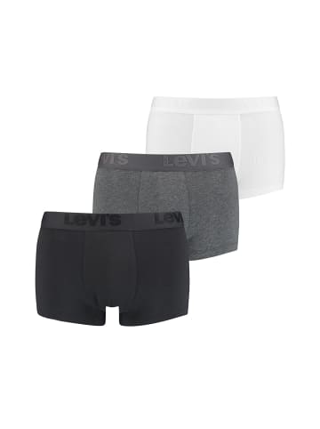 Levi´s Boxershort 3er Pack in Schwarz/Grau