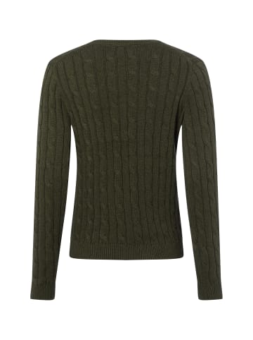 Marie Lund Strickpullover in khaki - 0008
