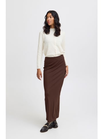 b. young BYPARRIN LONG SKIRT - JERSEY Straight fit in Coffee Bean