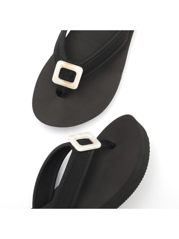 LASCANA Badezehentrenner in schwarz