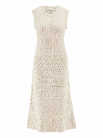 Hessnatur Hessnatur Strick Kleid Regular aus reiner Bio-Baumwolle in cocos