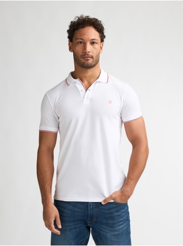 Petrol Industries Klassisches Poloshirt Wave in Weiß