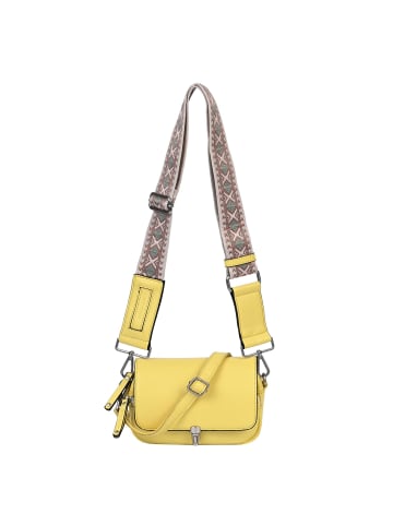 FREDs BRUDER Sha Na Na Umhängetasche Leder 20 cm in soft lemon