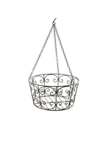AltoBelli Hängekorb VALENTINA Blumenampel Metall Klein 52x29 cm
