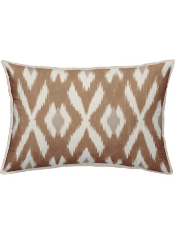 Erwin Müller Nicky-Velours, Samt Kissenhülle in nougat