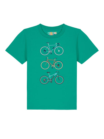 wat? Apparel T-Shirt 3 Fahrräder in Go Green