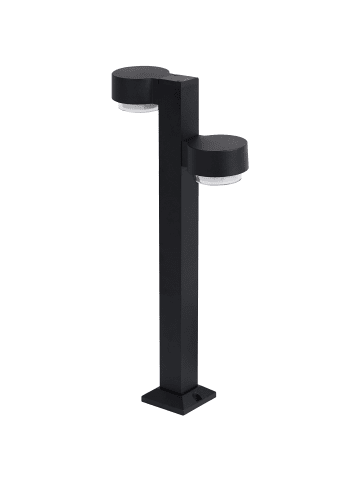 Beliani Pollerleuchte TORDERA in Schwarz - (W) 24 x (H) 60 x (L) 10 cm