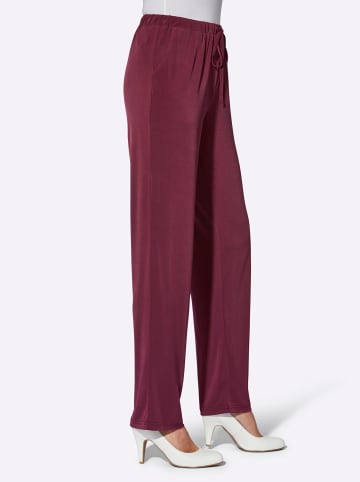 WITT WEIDEN Jersey-Hose in bordeaux