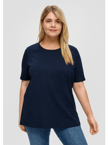 S. Oliver T-Shirt kurzarm in Blau