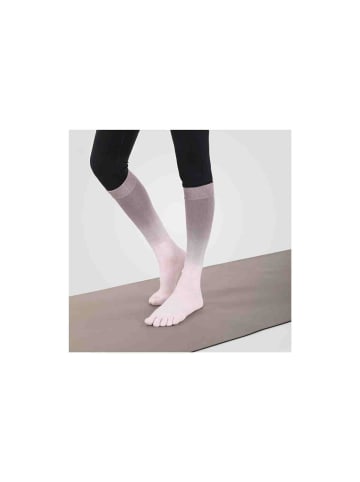 MUNADUNA 2er-Pack Lange Yoga-/Pilates-Zehensocken Gradient-Look in Blau