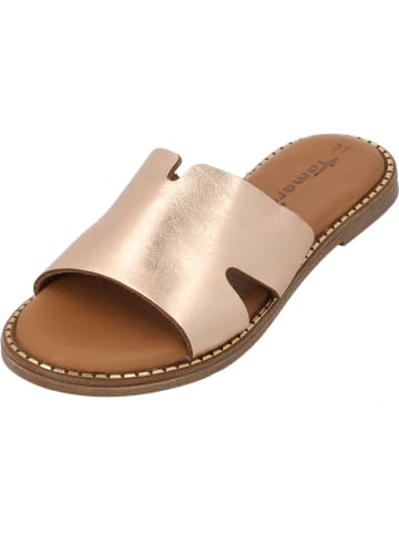 Tamaris Pantoletten in rosegold
