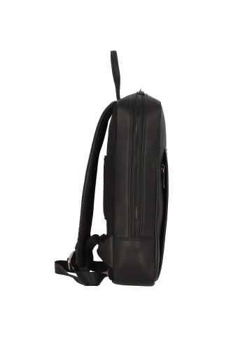 Braun Büffel Golf 2.0 Rucksack Leder 41 cm Laptopfach schwarz