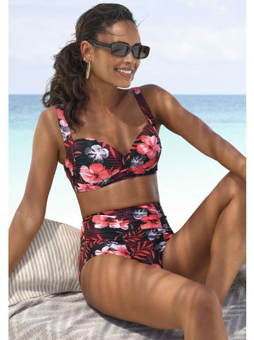 LASCANA Bandeau-Bikini-Top in oliv-orange