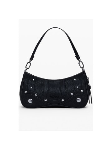 Desigual Schwarze Polyurethan-Handtasche